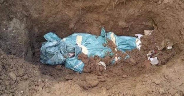 Ölen Teröristleri Naylona Sarıp Gizlice Gömüyorlar