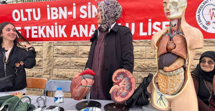 Oltu'da Gençlerden Sağlık Taraması