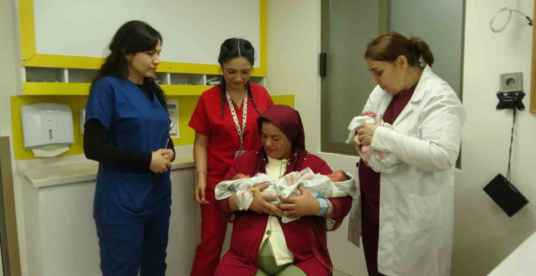 On yıllık hasret üçüz bebek sevinciyle taçlandı