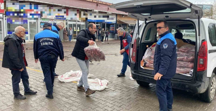 Ordu'da 200 Kilo Kaçak Et Ele Geçirildi