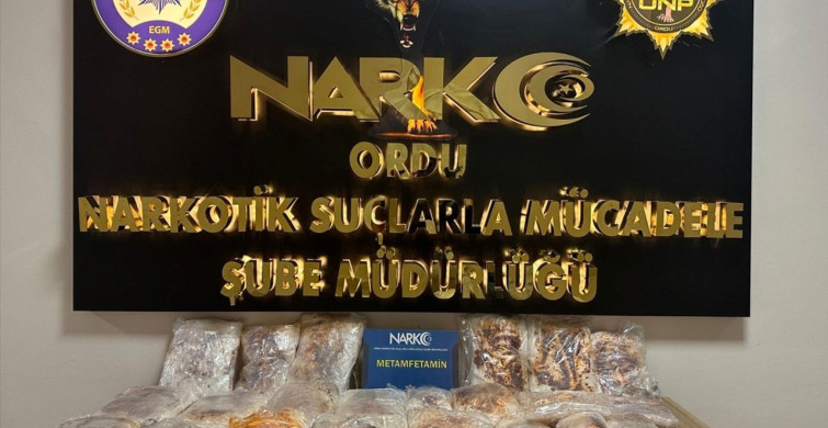 Ordu'da 25 Kilogram Uyuşturucu Ele Geçirildi