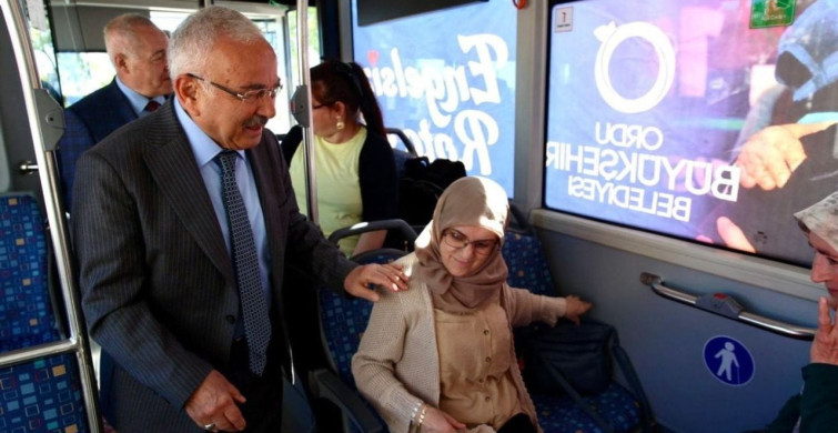 Ordu’da engelsiz rota uygulaması