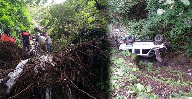 Ordu'da Fındık İşçileri Kaza Yaptı :1 Ölü, 14 Yaralı