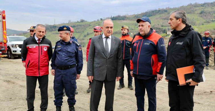 Ordu'da Heyelan Tatbikatı Gerçekleştirildi