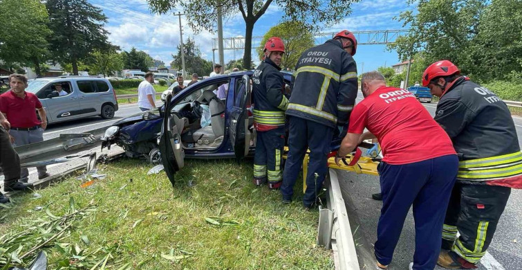 Ordu'da iki trafik kazasında 5 kişi yaralandı