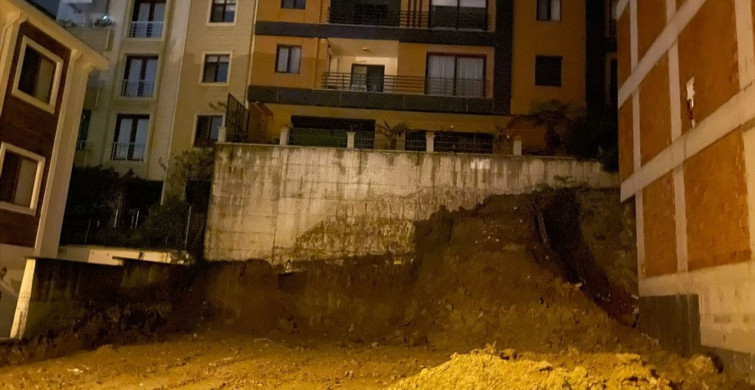 Ordu'da İnşaat Kazısında Binalar Boşaltıldı