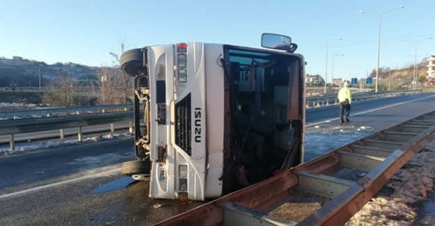 Ordu'da İşçi Servisi Devrildi! 12 Yaralı