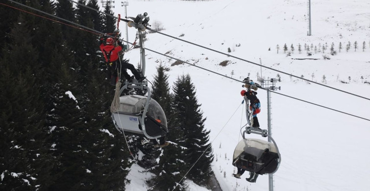 Ordu'da Kurtarma Tatbikatı: Telesiyejde Acil Durum Senaryosu Gerçekleştirildi