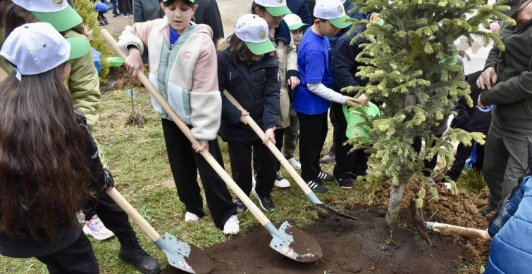 Ordu'da Orman Haftası Etkinliği: 1500 Fidan Toprakla Buluştu
