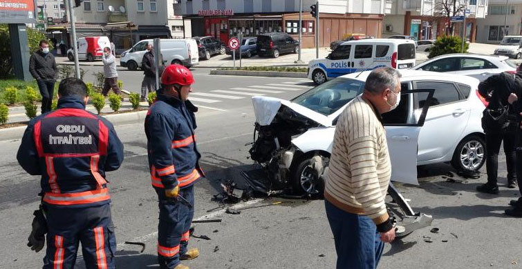 Ordu’da Trafik Kazası: 2 Yaralı