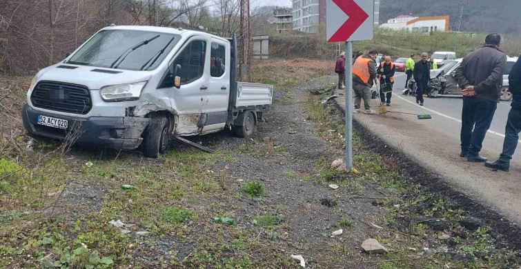 Ordu'da Trafik Kazası: İki Yaralı