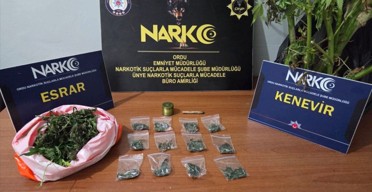 Ordu'da Uyuşturucu Operasyonu: İki Zanlı Tutuklandı