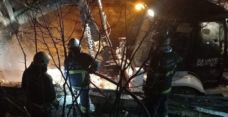 Ordu'da Yangın Felaketi: 25 Büyükbaş Hayvan Telef Oldu