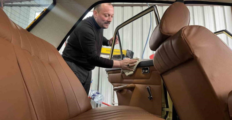 Ordulu Klasik Otomobil Tutkunu, 1 Milyon Lira Harcayarak 1976 Model Aracını Yeniledi