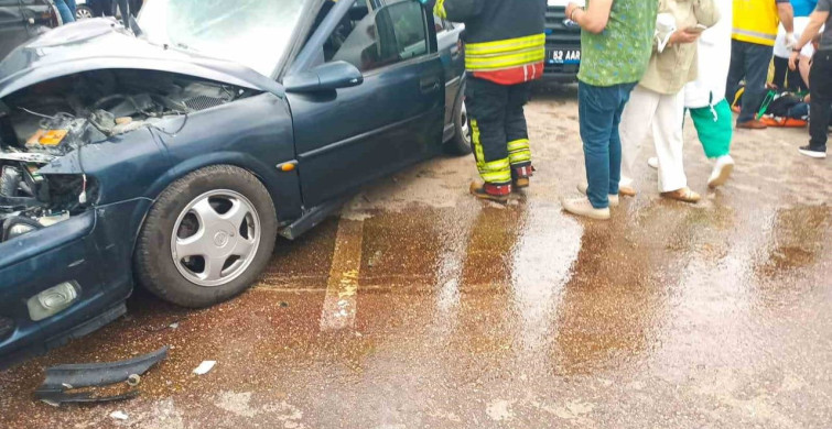 Ordu'nun Fatsa ilçesinde trafik kazası: 5 kişi yaralandı