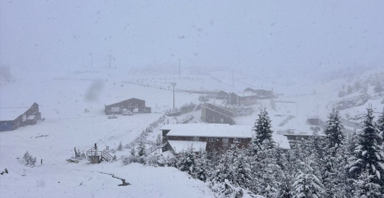 Ordu'nun Yüksek Kesimlerinde Kar Yağışı Etkili Oldu