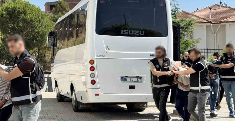 Orhangazi'de Daltonlar'a yönelik operasyon: 9 gözaltı