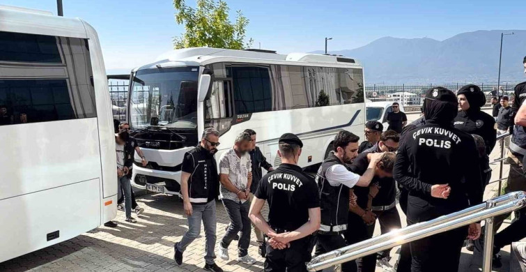 Orhangazi'de Hava Destekli Uyuşturucu Operasyonu: 23 Şüpheli Adliyeye Sevk Edildi