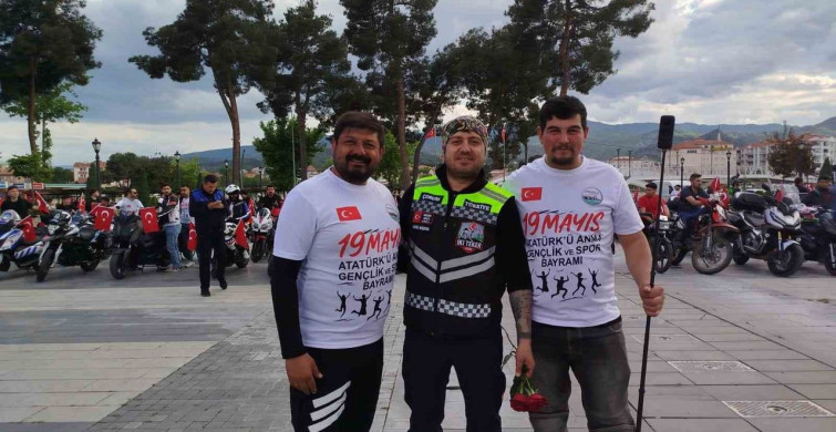 Osmancık’ta Motosikletlilerin 19 Mayıs Kutlaması