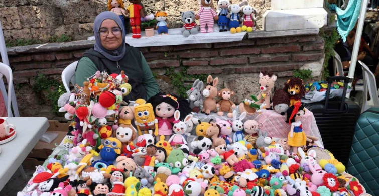 Osmangazi'de kadın emeği babalar günü'nde sergilendi