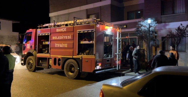 Osmaniye'de Apartman Dairesinde Yangın Çıktı