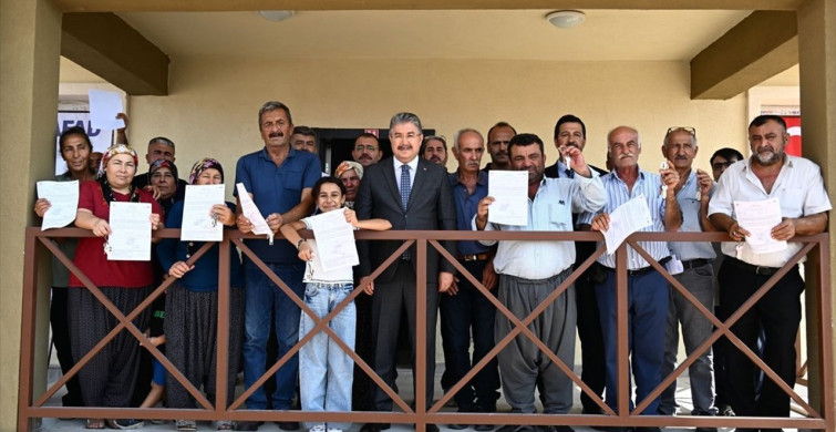 Osmaniye'de Depremzedelere 15 Yeni Köy Evi Teslim Edildi
