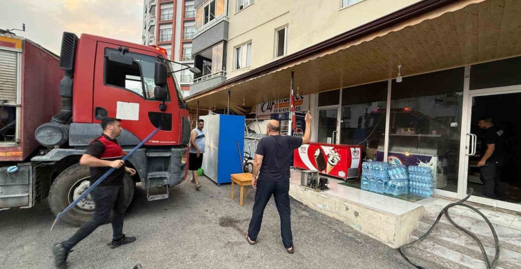 Osmaniye’de iş yerinde yangın çıktı