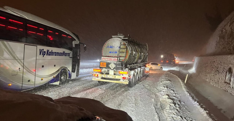 Osmaniye'de Kar nedeniyle Mahsur Kalanlar Kurtarıldı