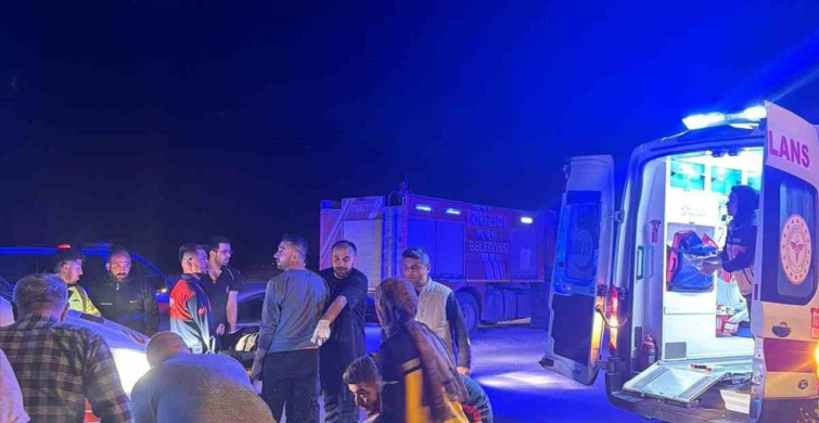 Osmaniye'de Köprüden Su Kanalına Düşen Araçta 3 Yaralı