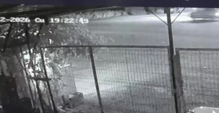 Osmaniye'de otomobil ile motosikletin çarpıştığı kaza kamerada kaydedildi