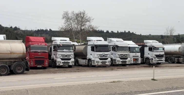 Osmaniye'de Tanker Şoförlerinin Zorlu Bekleyişi