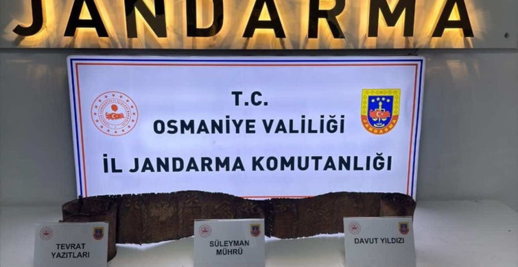 Osmaniye'de Tarihi Eser Kaçakçılığı Operasyonu