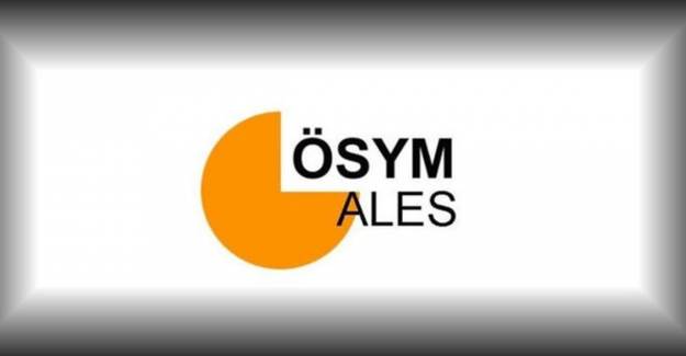 ÖSYM'den ALES'e Saat Ayarı!