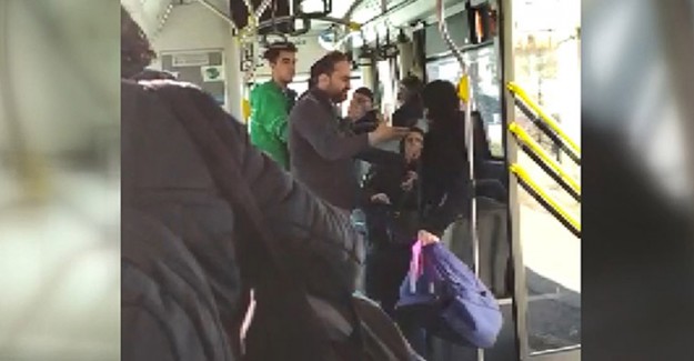 Otobüsteki Kavga Çekirdekten Çıkmış