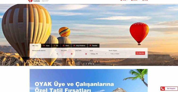 Oyak pazarlama turizm hizmetlerini dijital platforma taşıdı