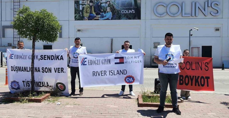 Öz İplik İş Sendikası Uşak'ta Basın Açıklaması Düzenledi