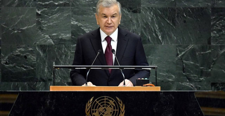Özbekistan Cumhurbaşkanı Mirziyoyev BM Genel Kurulu'nda Önemli Açıklamalarda Bulundu