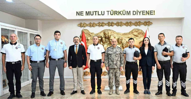 Özel güvenlikçilerden il emniyet müdürü karadeniz’e ziyaret