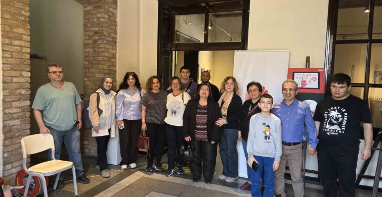 Özel Sporcu Salih'in Sanatla Dolu Sergisi