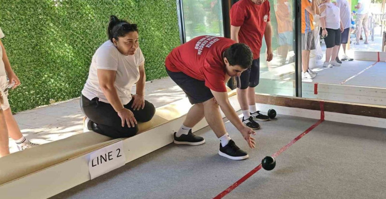 Özel sporcular bocce Türkiye şampiyonası Muğla’da başladı