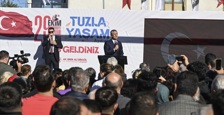 Özgür Özel, Tuzla Yaşam Aydınlı'nın Açılışında Konuştu Özgür Özel, Tuzla Yaşam Aydınlı'nın Açılışında Konuştu