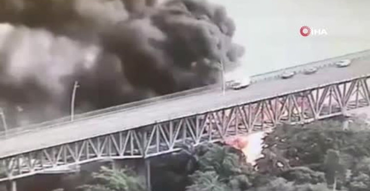 Panama'daki Amerika Köprüsü'nde Yangın Paniği: 1 Ölü, 2 Yaralı