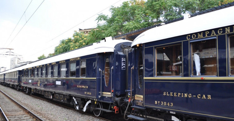 Paris’ten hareket eden tarihi Orient Express Türkiye'ye geldi