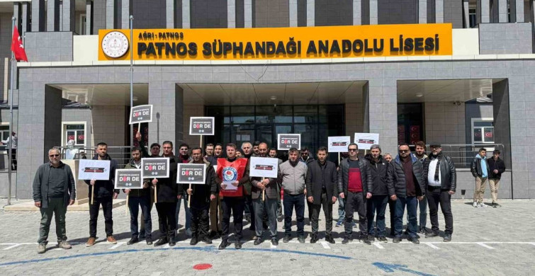 Patnos Eğitim-Bir-Sen'den Şiddet Olaylarına Sert Tepki