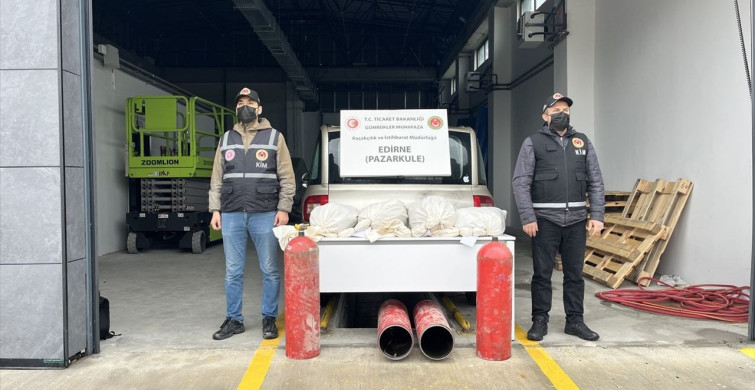 Pazarkule Sınır Kapısı'nda Esrar Ele Geçirildi