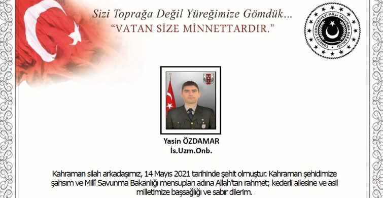 Pençe-Şimşek Harekatı'nda Bir Asker Şehit Oldu