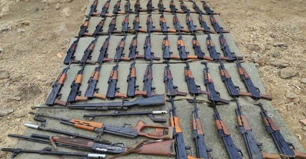 Pençe-Kaplan Operasyonu'nda PKK'nın Çok Miktarda Mühimmat Ele Geçirildi