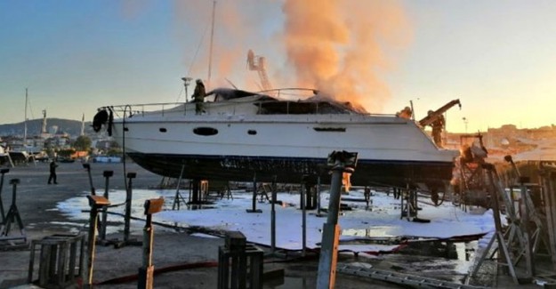 Pendik ve Ataköy Marinalarında Yangın Çıktı