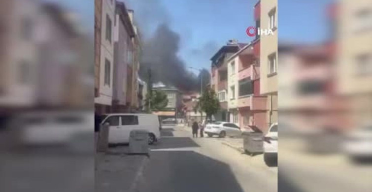 Pendik'te çatı katında yangın sırasında 1 kişi hafif yaralandı