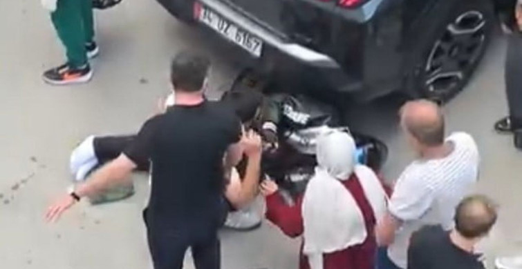 Pendik'te Motosiklet Kazası: 1 Yaralı